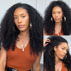 Messy Curly Half Wig